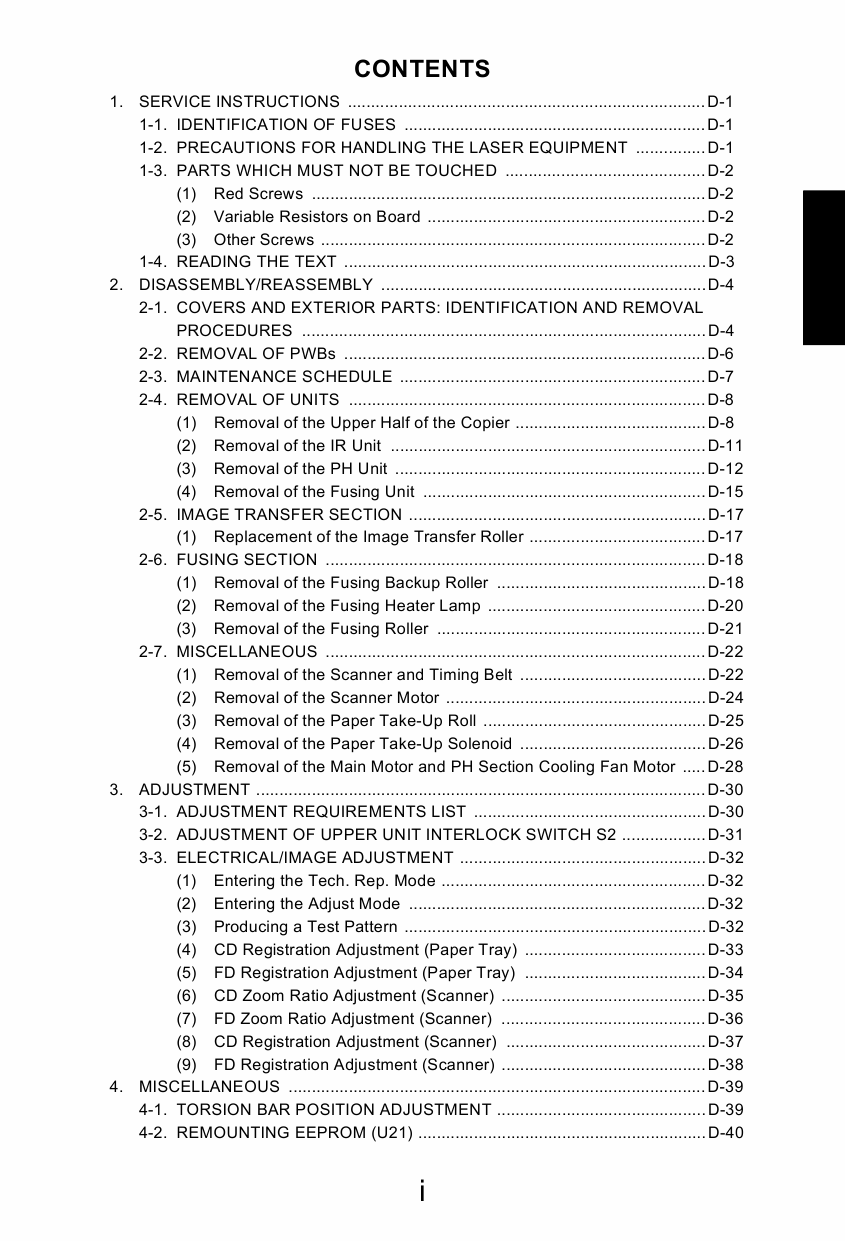 Konica-Minolta MINOLTA Di151 FIELD-SERVICE Service Manual-2